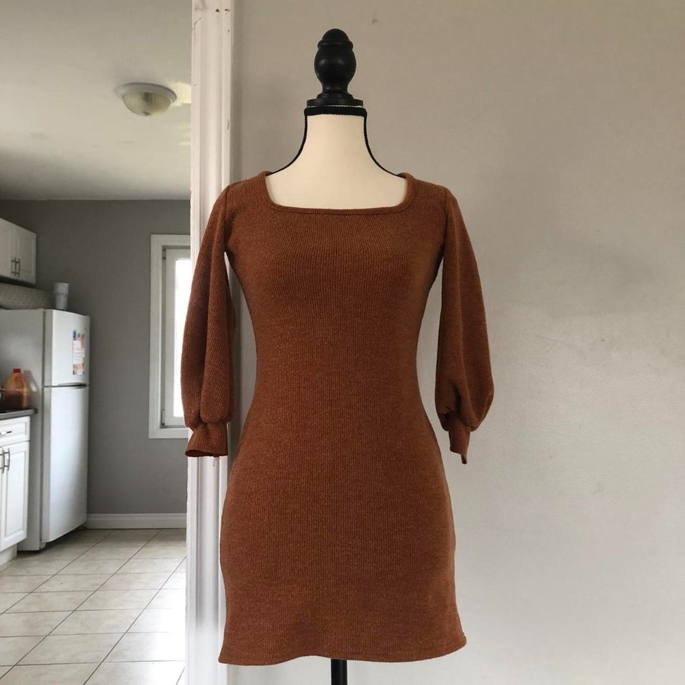 Shein ribbed knit dress